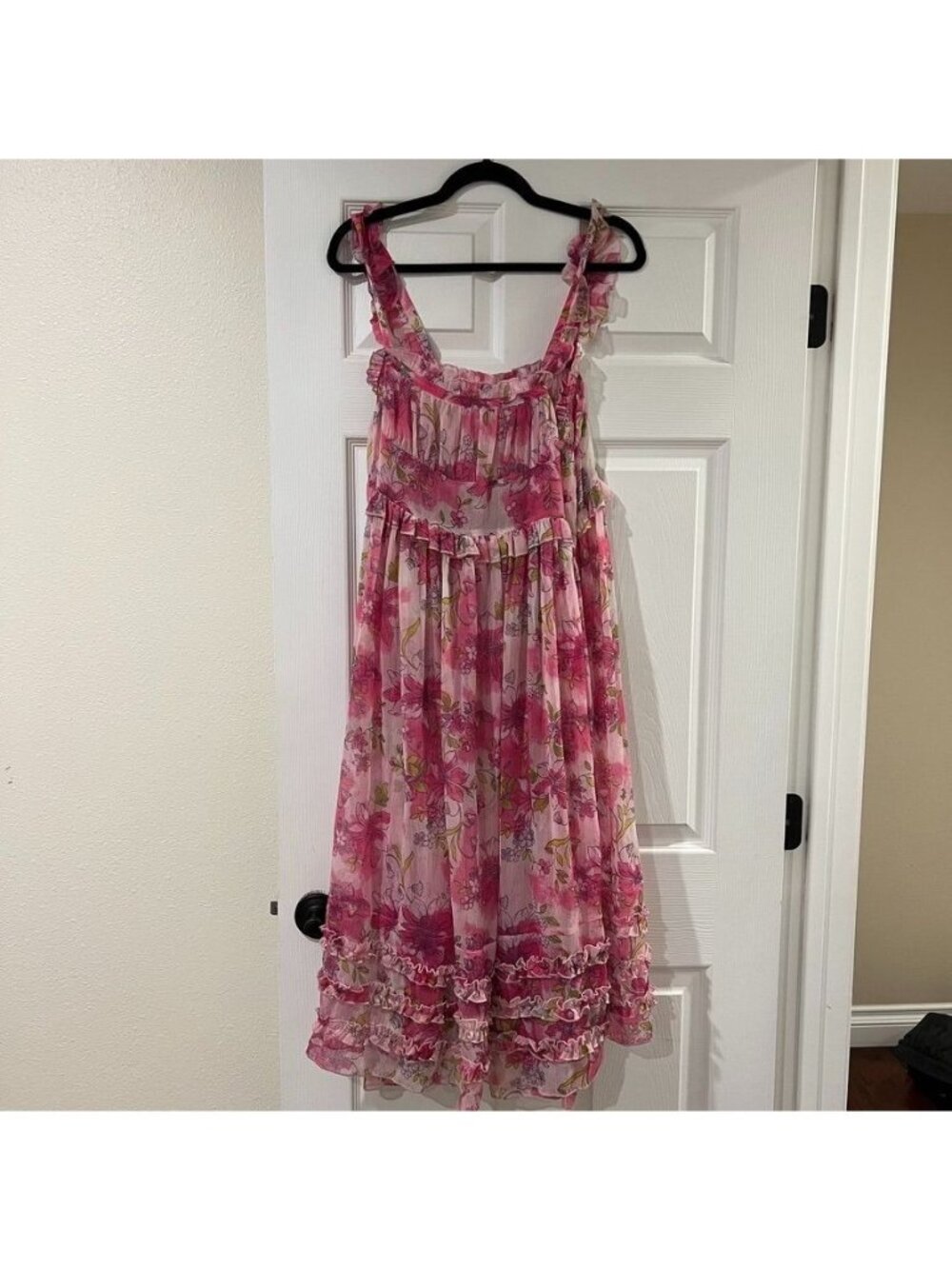 Free People FP Intimately Floral Printed Midi Dress Size Medium NWOT